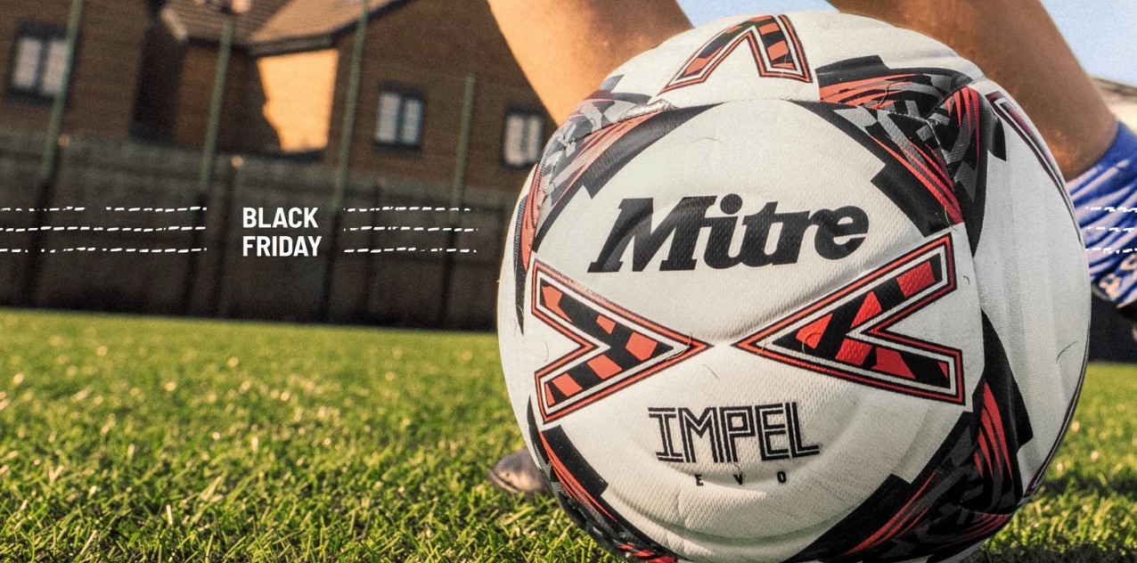 Mitre promotional image for a code offer
