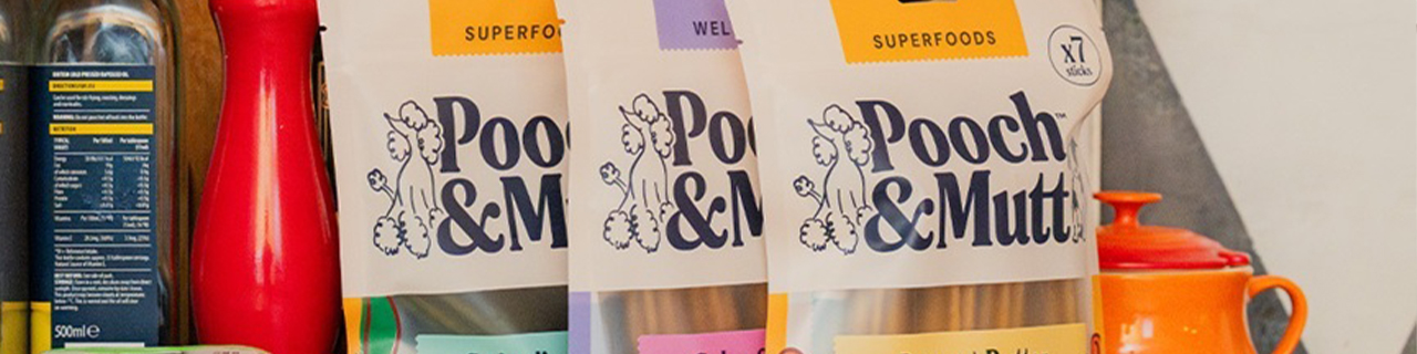 Pooch & Mutt promotional image for a code offer